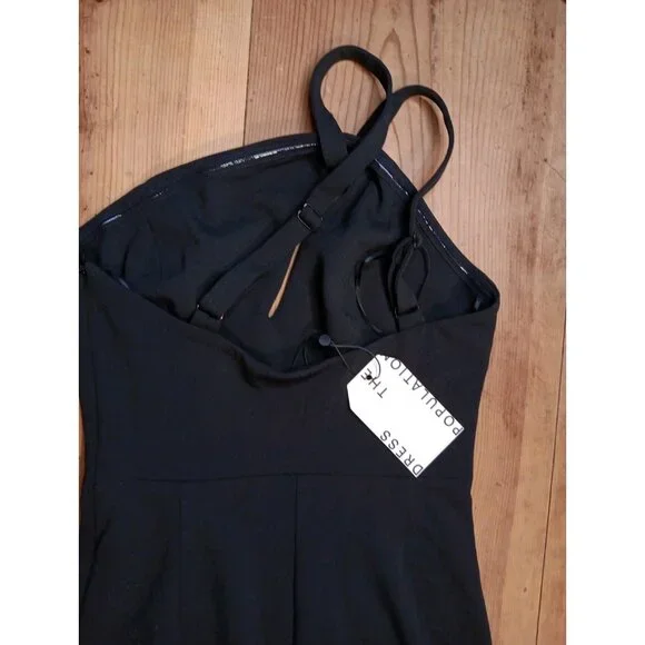 Dress the Population Eliseo XS Asymmetric Cutout One Shoulder Bodycon Dress NWT - Picture 5 of 7